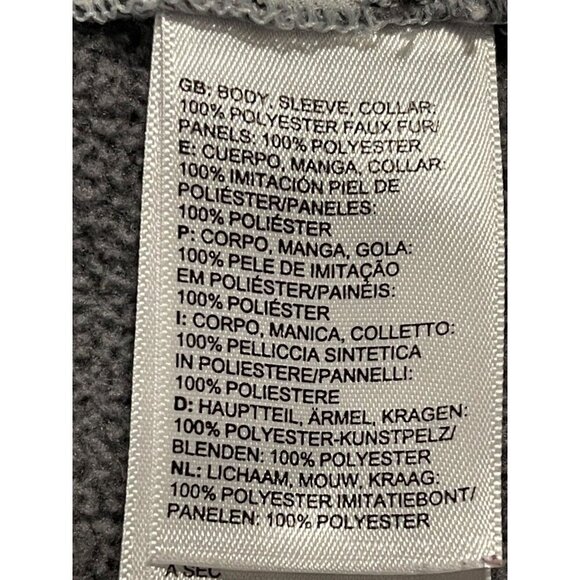 The North Face Sherpa Fleece Jacket Gray Medium - Picture 4 of 8